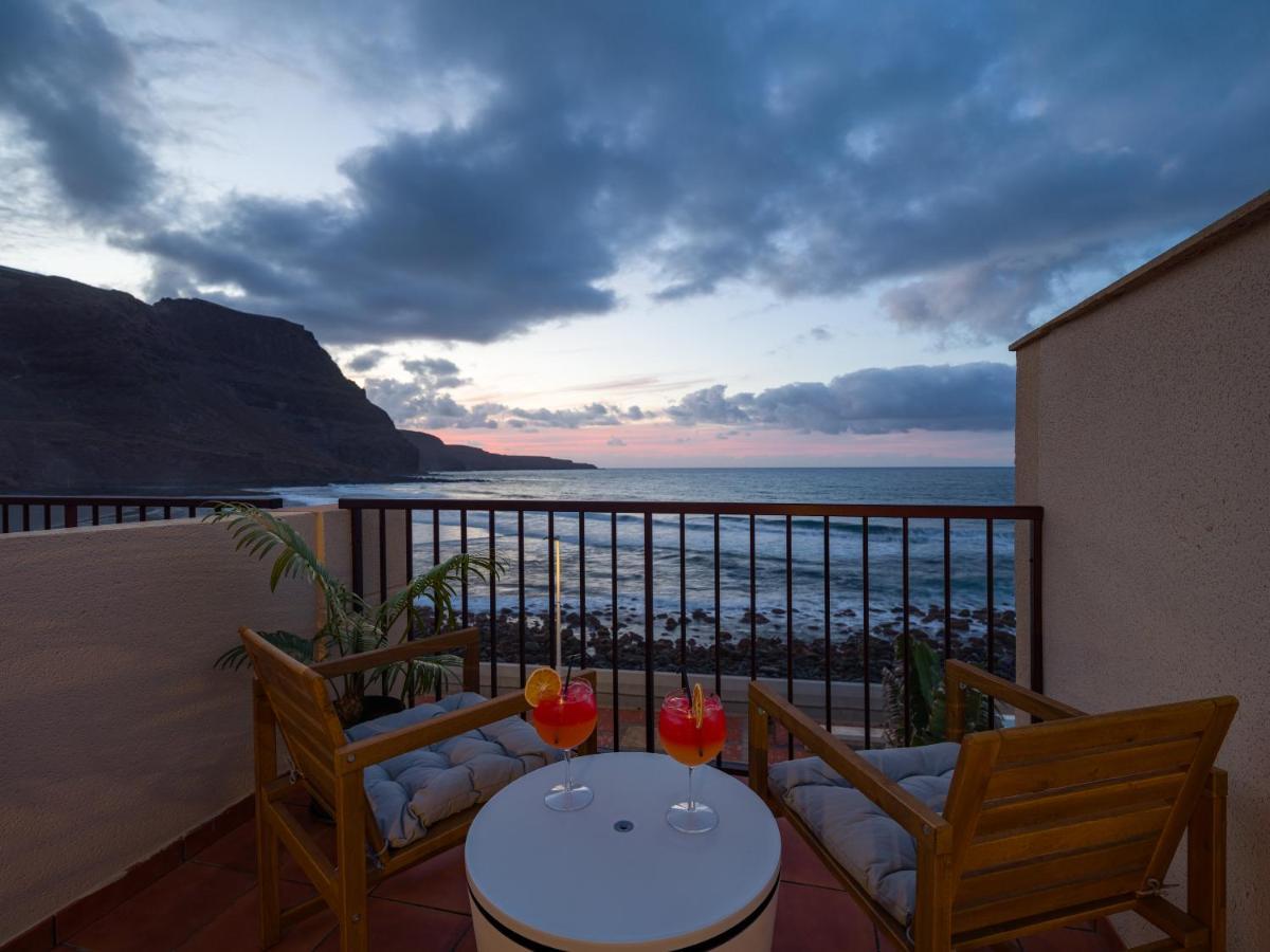 Giraud II - Secluded Beachfront Duplex Santa Maria de Guia de Gran Canaria Luaran gambar